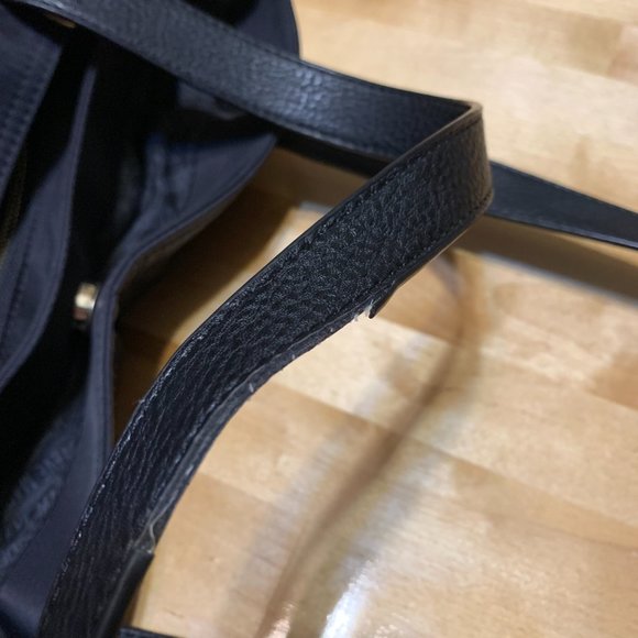 Steven by Steve Madden Large Black Nylon Tote Bag/Purse - Picture 9 of 16